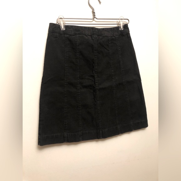 Black Corduroy Skirt - Picture 2 of 3